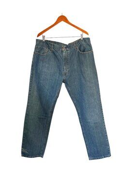 Levis 550 Relaxed Fit Mens Jeans W40 L32 Blue Denim